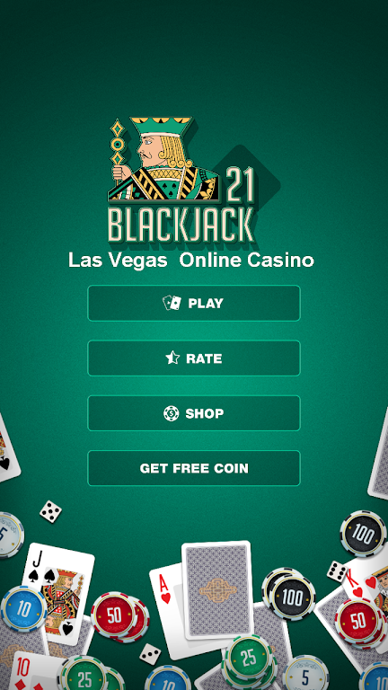 BlackJack 21: Las Vegas  Online Casino Game スクリーンショット 0