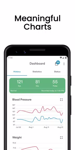 AVAX Blood Pressure Diary Capture d'écran 0