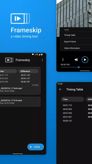 Frameskip - Video Timing Tool Zrzut ekranu 0