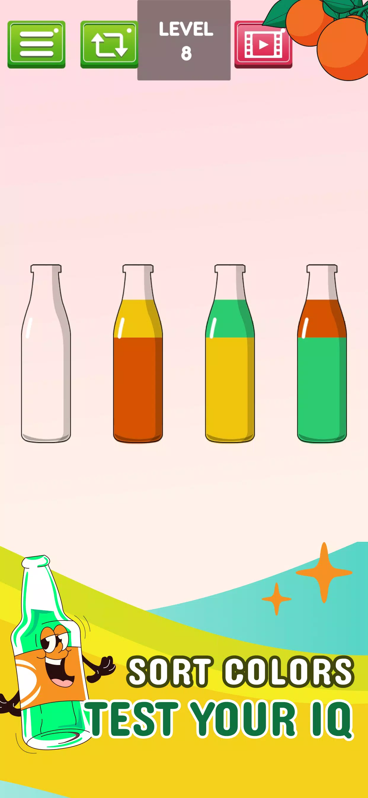 Soda Water Sort Puzzle: Color Tangkapan skrin 0
