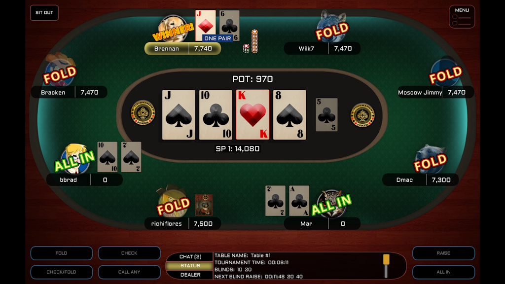 E-Tournament Poker স্ক্রিনশট 0