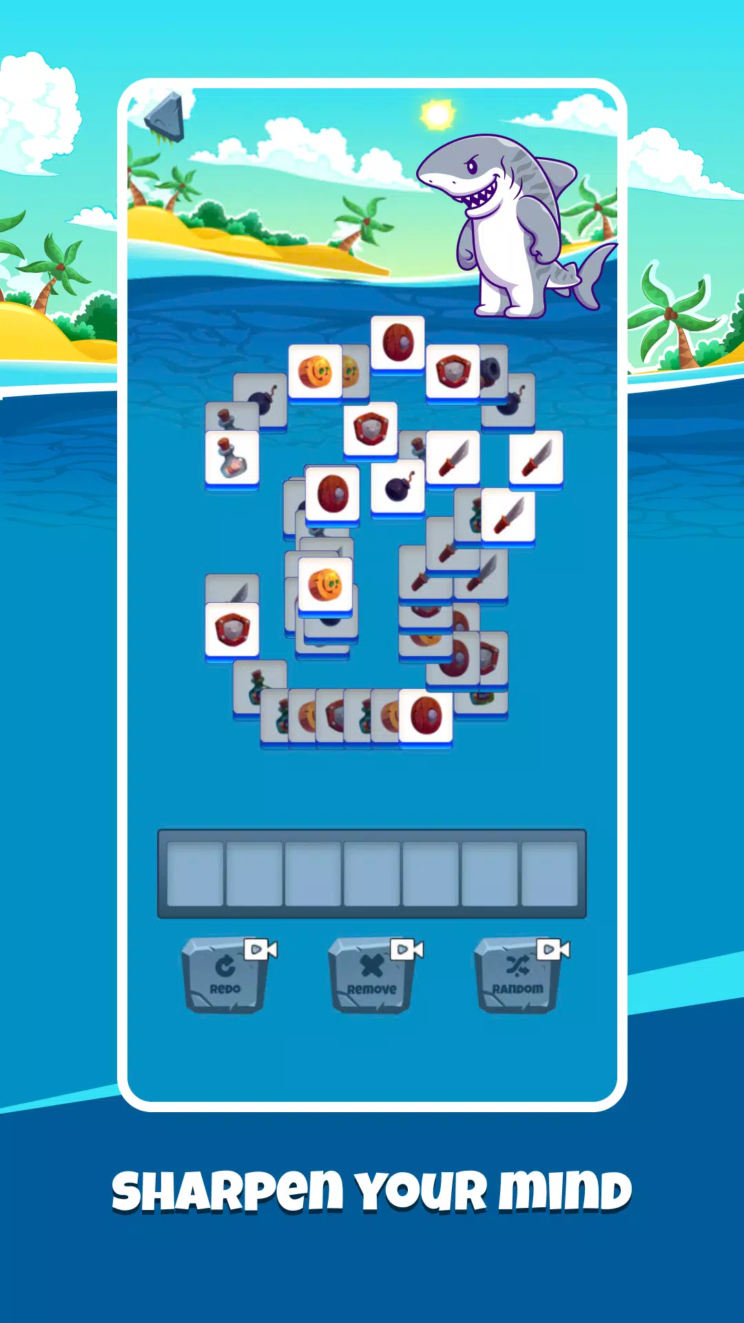 Shark Attack:Match Puzzle Game Captura de pantalla 0