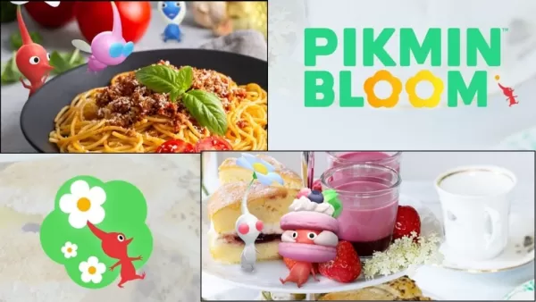 Pikmin Bloom揭开面食和以茶为主题的装饰