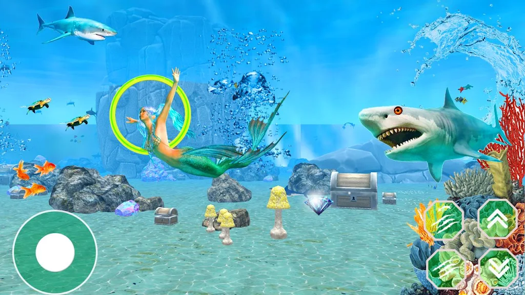 Mermaid Princess simulator 3D Ảnh chụp màn hình 2