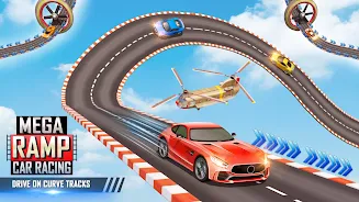 Mega Ramp Car Racing Master 3D Ekran Görüntüsü 2