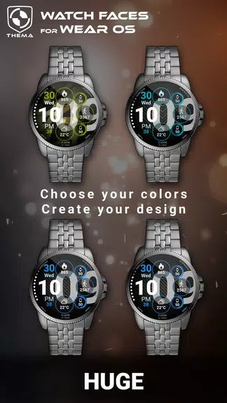 Huge Watch Face應用截圖第1張