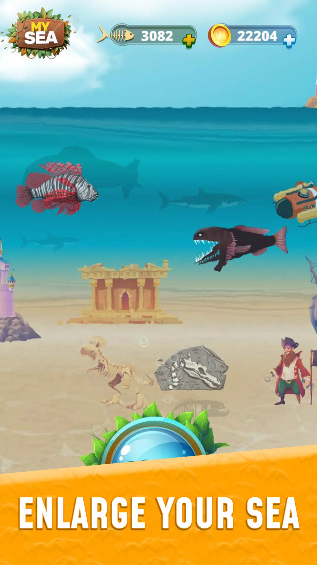 Grow Fish.io : Fish Hunter Captura de tela 0