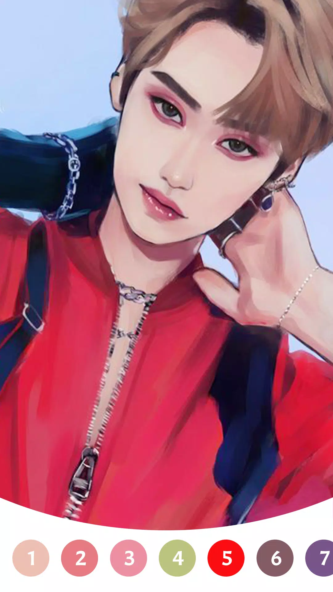 Stray Kids Paint by Number Captura de pantalla 2