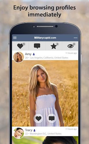 MilitaryCupid: Military Dating ဖန်သားပြင်ဓာတ်ပုံ 1