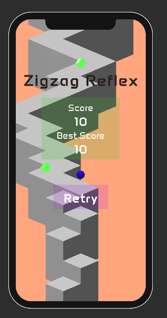 Zigzag Reflex স্ক্রিনশট 1