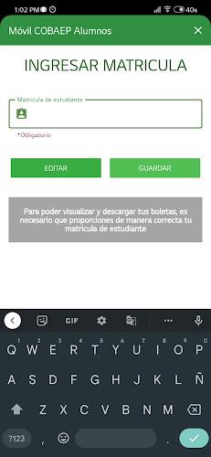 Móvil COBAEP Alumnos Screenshot 0