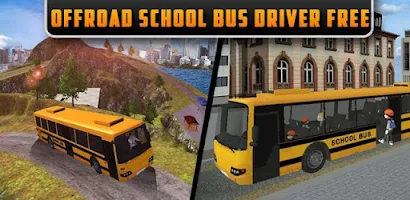 Offroad School Bus Driver Game ภาพหน้าจอ 0