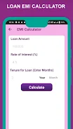 Loancash - EMI Loan Calculator Ekran Görüntüsü 1