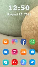 Samsung A12 Launcher Captura de pantalla 3