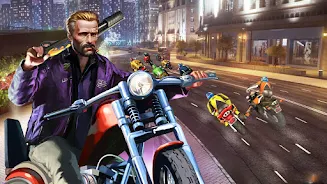 Crazy Moto: Bike Shooting Game ဖန်သားပြင်ဓာတ်ပုံ 0