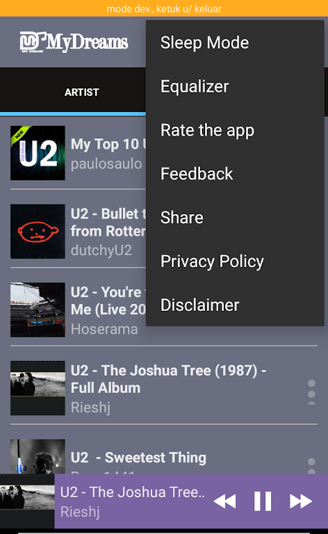 U2 Greatest Hits Songs Скриншот 2