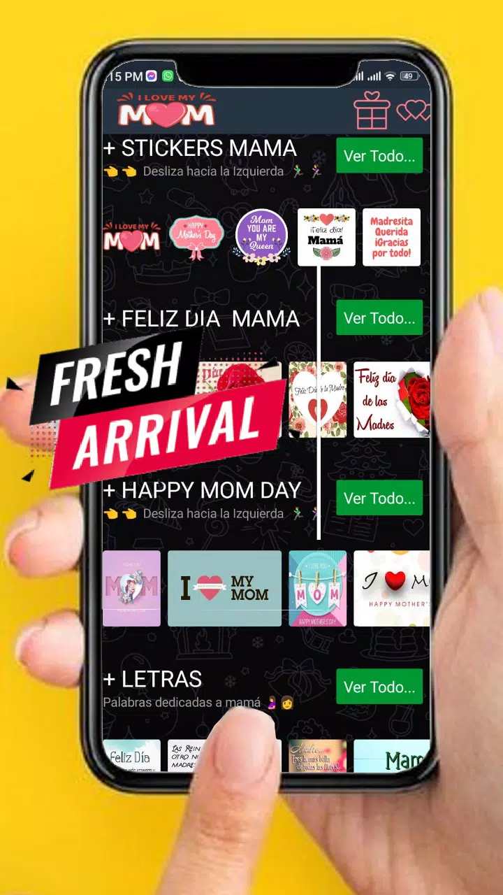 Feliz Día MAMA, Stickers mom應用截圖第1張