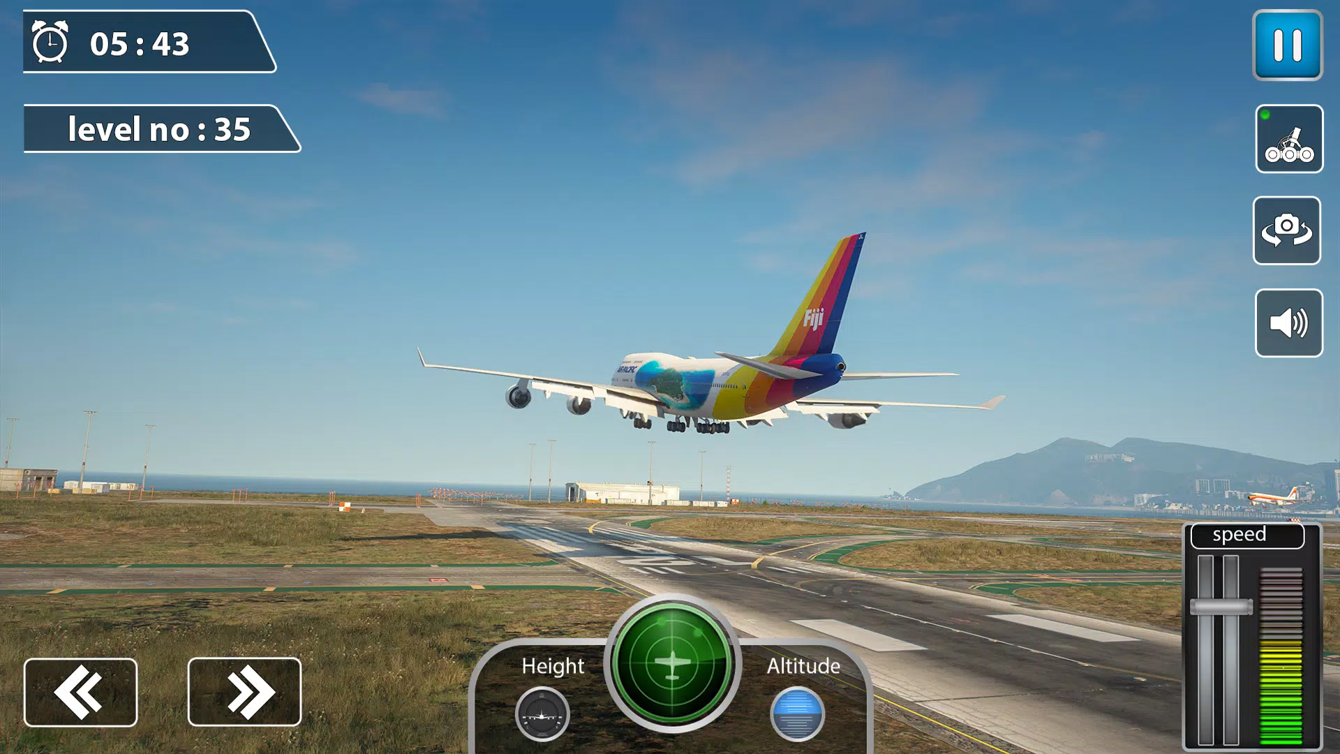 Airplane Flight 3d Simulator स्क्रीनशॉट 1