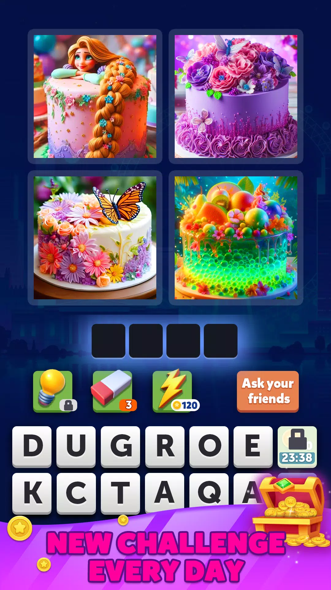 4 pics guess 1 word ภาพหน้าจอ 2