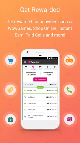 WowApp - Earn. Share. Do Good應用截圖第1張