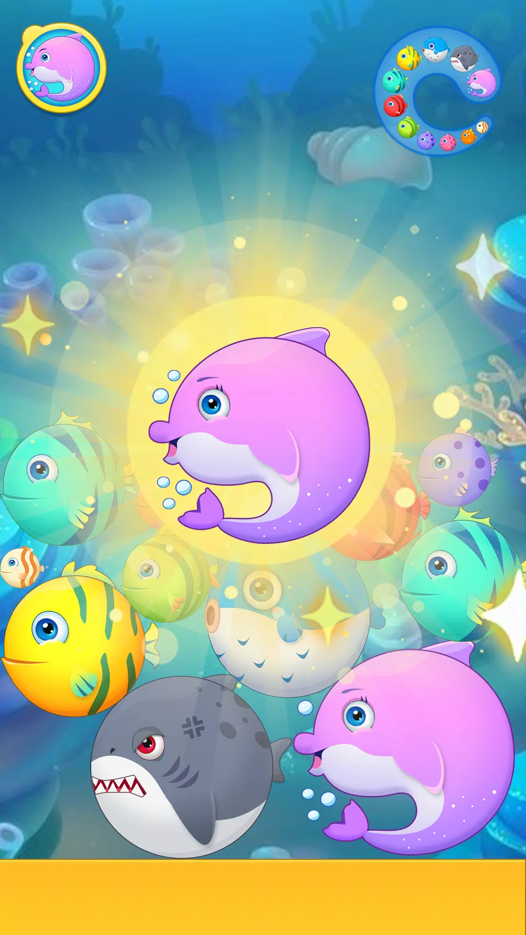 Sea Animals - Merge Game Capture d'écran 2