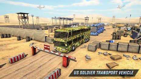 Army Bus Transporter Sim Games应用截图第0张