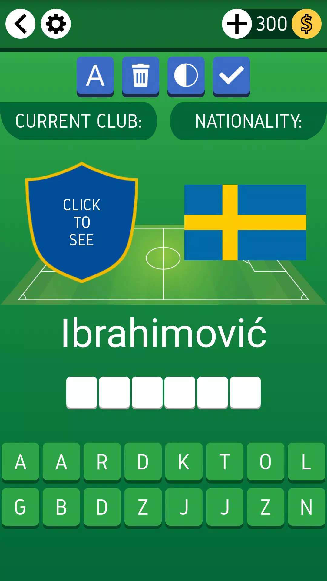 Names of Soccer Stars Quiz应用截图第1张