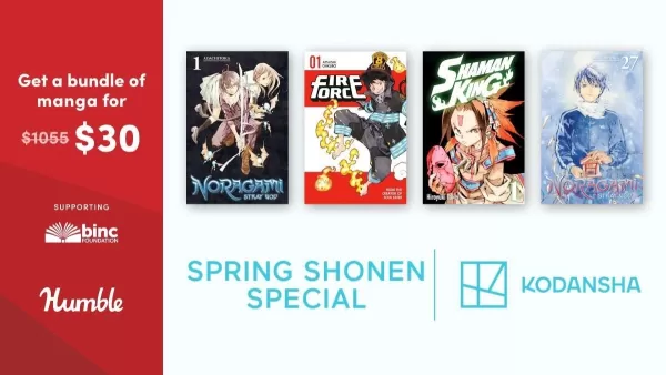 Humble Bundle запускает Spring Shonen Manga Deal: 96 томов за 30 долларов