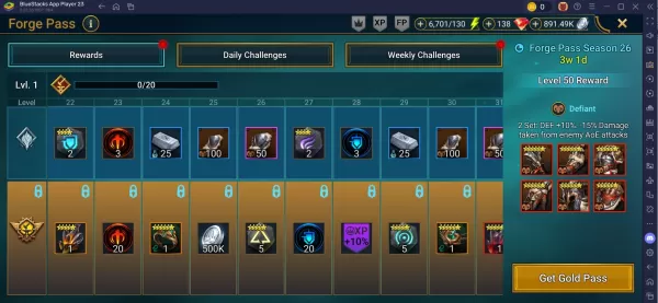 RAID Shadow Legends Seizoen 26 Forge Pass: Quests, Rewards, Tips