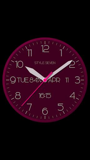 Modern Analog Clock-7 Скриншот 0