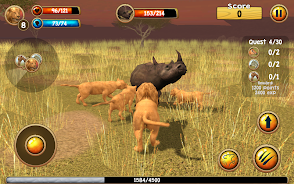 Wild Lion Simulator 3D應用截圖第2張