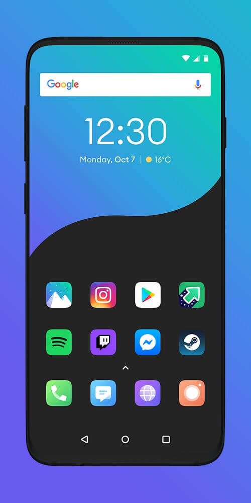 Borealis - Icon Pack Mod ဖန်သားပြင်ဓာတ်ပုံ 0