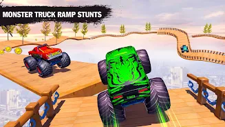 Monster Car Stunts Game 2023 ဖန်သားပြင်ဓာတ်ပုံ 2