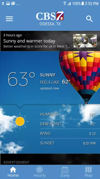 CBS7 Weather Captura de tela 0