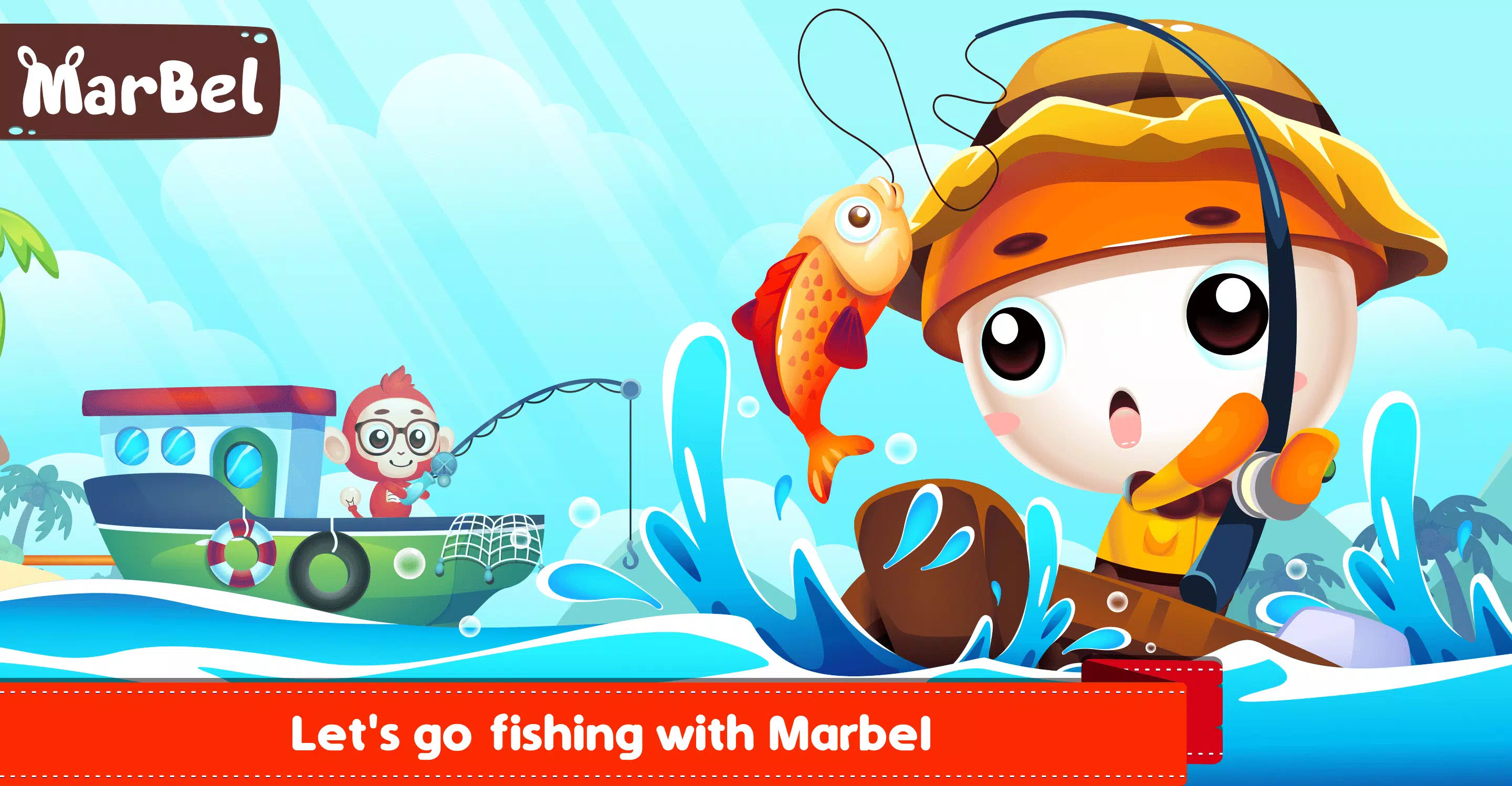 Marbel Fishing - Kids Games应用截图第0张