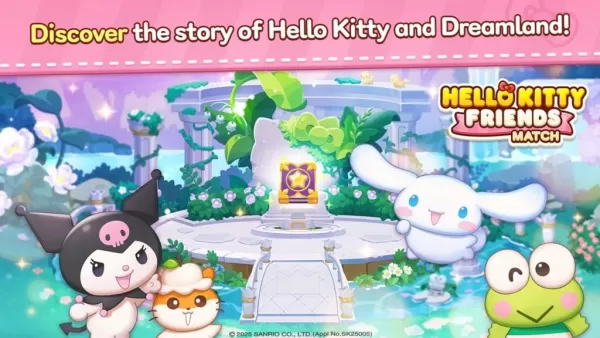 系列游戏揭露了Hello Kitty Friends匹配拼图游戏软启动