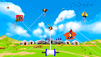 Osman Gazi kite flying 3d game Tangkapan skrin 2