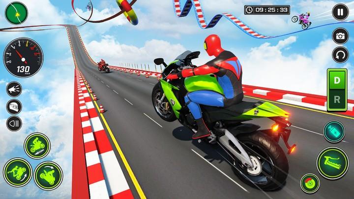 Superhero Bike Stunt Games GT Captura de pantalla 3