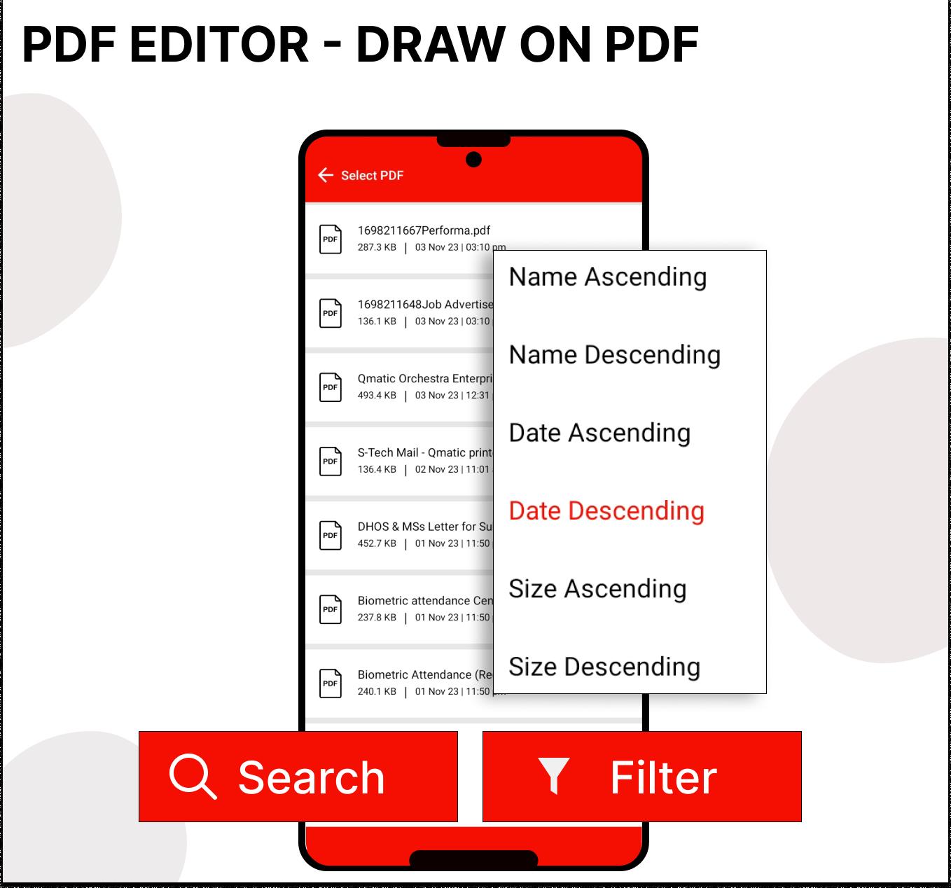 Pdf Editor - Draw on Pdf Screenshot 1