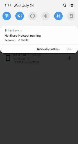 NetShare - no-root-tethering Captura de pantalla 1