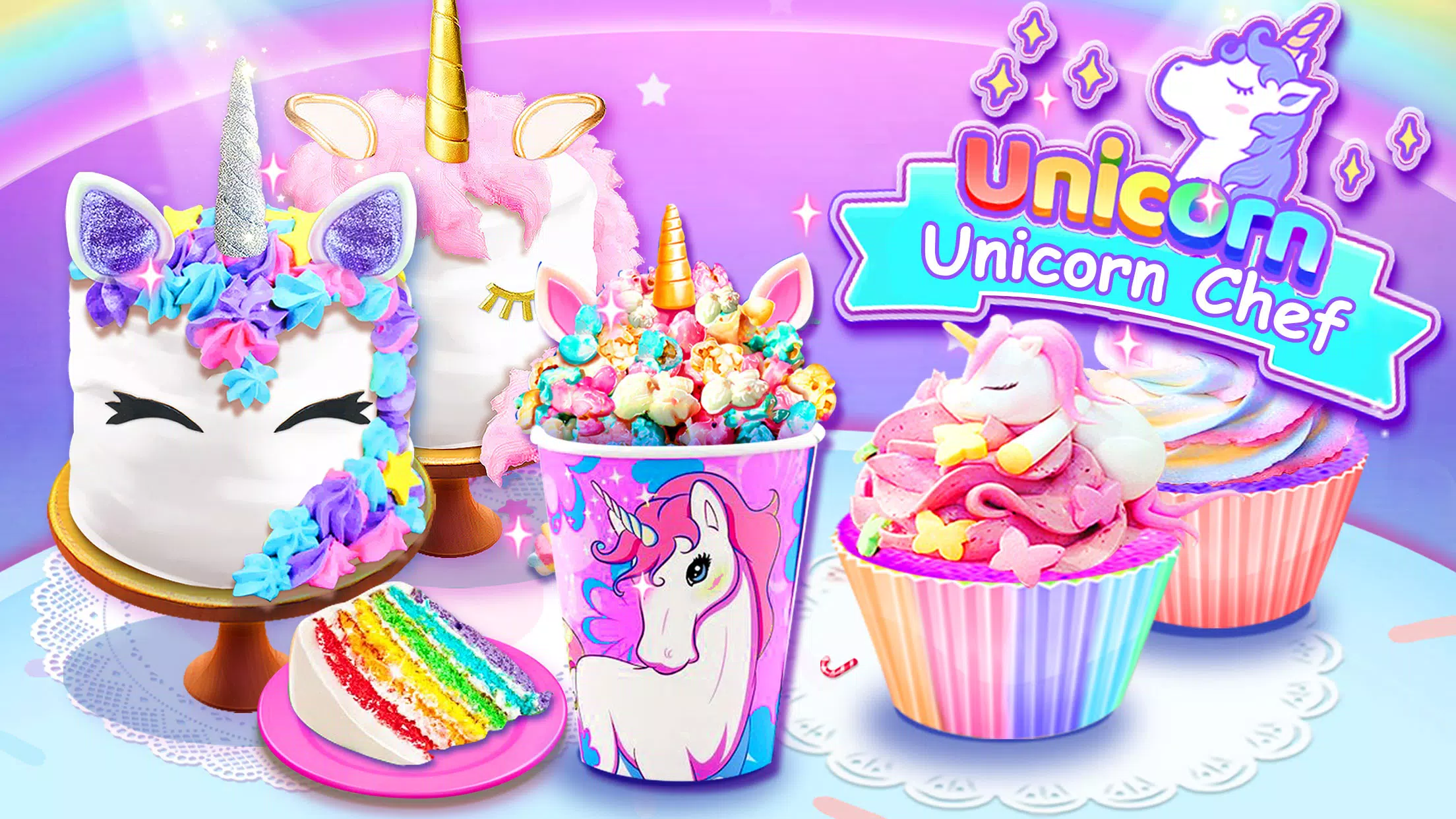 Girl Games: Unicorn Cooking應用截圖第0張