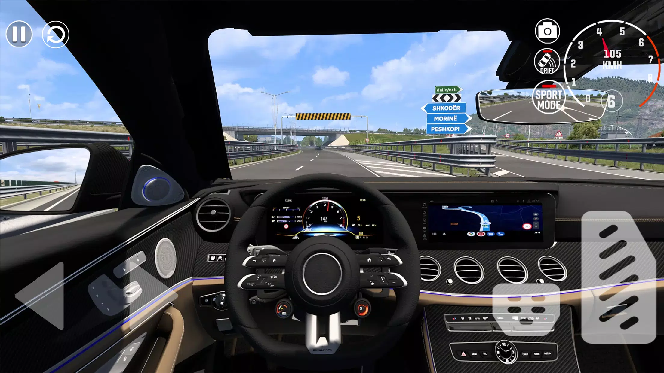 Racing in Car Driving Games 24 スクリーンショット 1