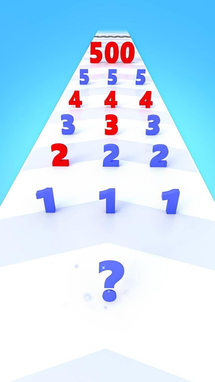 Number Run & Merge Master Game Скриншот 0