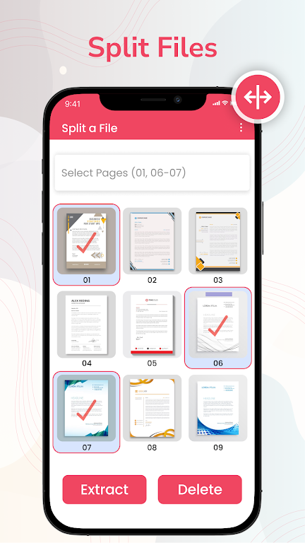 Split & Merge PDF files Ekran Görüntüsü 3