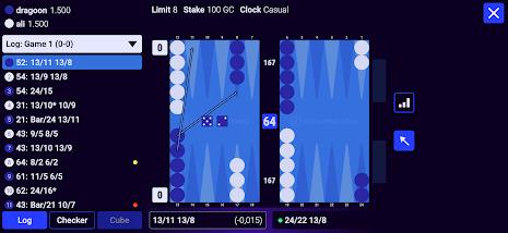 Backgammon Galaxy ภาพหน้าจอ 1