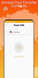 Flash VPN Unlimited Fast Proxy Screenshot 3