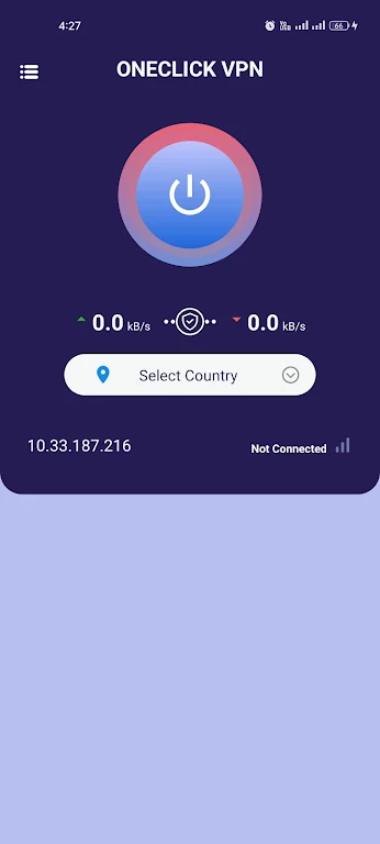 OneClick VPN - Turbo VPN App Zrzut ekranu 0