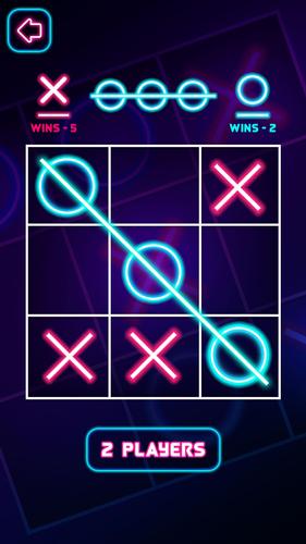 Tic Tac Toe 2 Player - xo game ဖန်သားပြင်ဓာတ်ပုံ 0