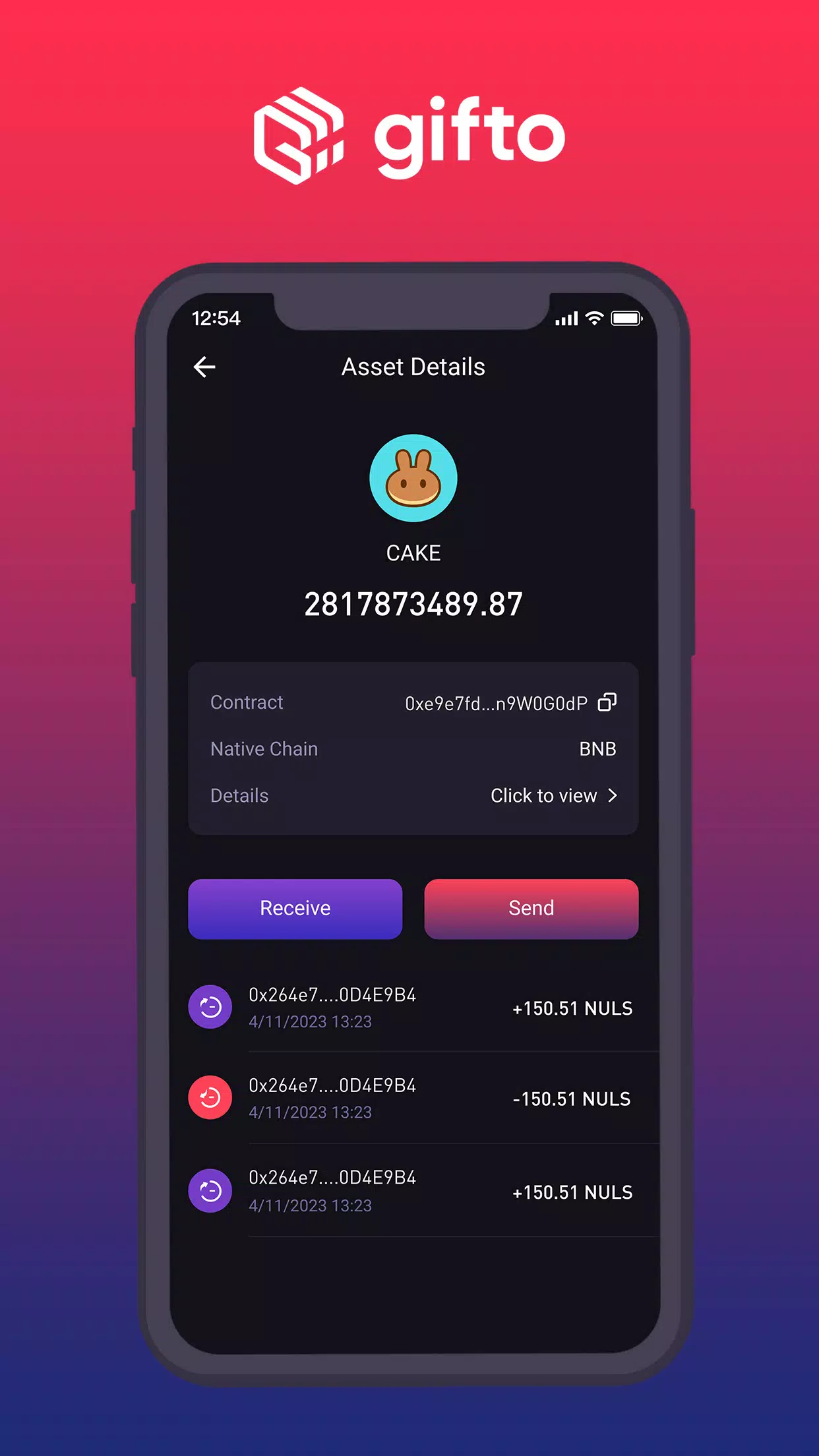 GFT Wallet Скриншот 2