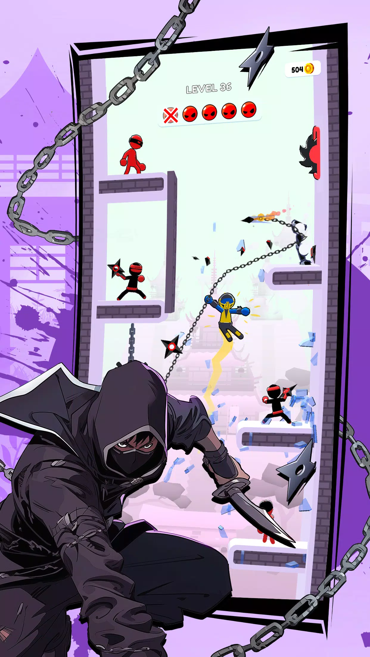 Stickman Teleport Master 3D ဖန်သားပြင်ဓာတ်ပုံ 0